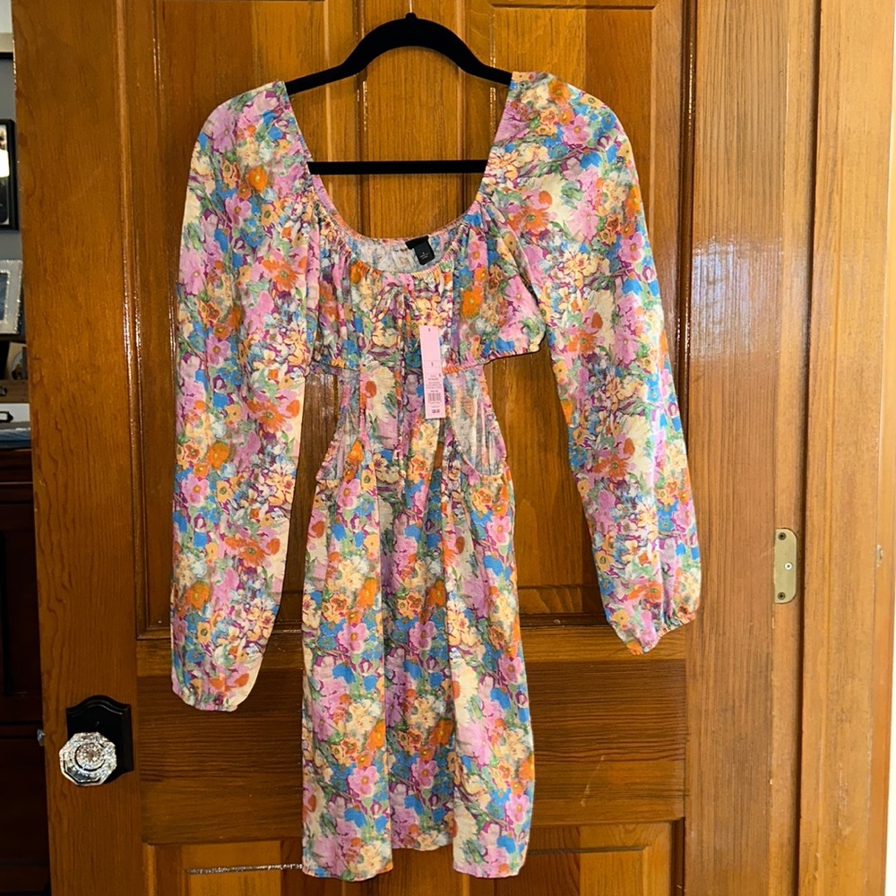 Floral dress size small